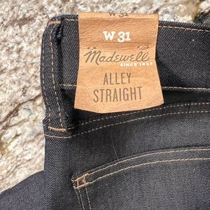 Madewell Alley Size 31 Straight Jeans women’s